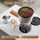 Graancontainer 5L, graandispenser en droogvoercontainer voor granen, rijst, bonen