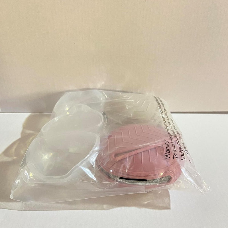 4 stuks fopspeenbox, BPA-vrij, 2 siliconen babyfopspeenzakjes, 2 transparante fopspeen, draagbare stofbestendige fopspeenbox voor onderweg, voor luierrugzak