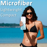 Strandhanddoek, microvezel, handdoek, badhanddoek, maat XXL (180 cm x 80 cm), zandvrij, licht, sneldrogend, strandhanddoek voor dames, heren, kinderen, strand, reizen, sport, yoga, 2024,
