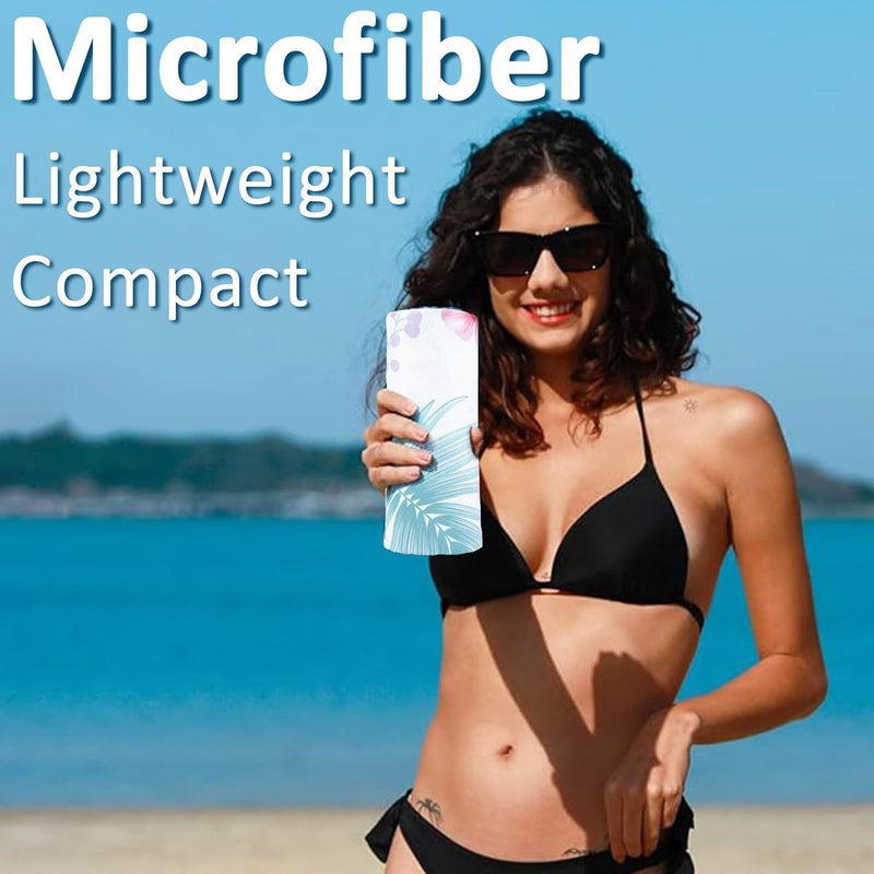 Strandhanddoek, microvezel, handdoek, badhanddoek, maat XXL (180 cm x 80 cm), zandvrij, licht, sneldrogend, strandhanddoek voor dames, heren, kinderen, strand, reizen, sport, yoga, 2024,