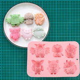 Siliconen bakvorm cakevorm uil vorm 2 stuks muffinvorm siliconen bakvorm taartvormen chocolade vorm voor DIY muffins cake bruiloft verjaardag accessoires roze