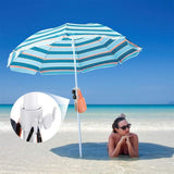 Parasolhouder, balkonleuning, instelbaar, ruimtebesparende parasolhouder, balkon, Ø 25-38 mm, parasolhouder, balkonleuning, parasolstandaard, geschikt voor maximale breedte 5 cm