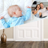 Roomdeurafdichting, deurafdichting, wit, 10 m, deurafdichting, tegen tocht, deurrubber, 4 mm groefbreedte 7 mm groefdiepte 12 mm vouwhoogte