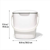 EASY-CLEAN COMPOSTBAK - WIT - 2,83 L