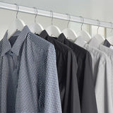 20 stuks houten kleerhangers sterke houten kleerhangers met 360° haak transparante antislipstrip en schouderinkepingen voor bretels, jassen, jassen, pakken (wit)