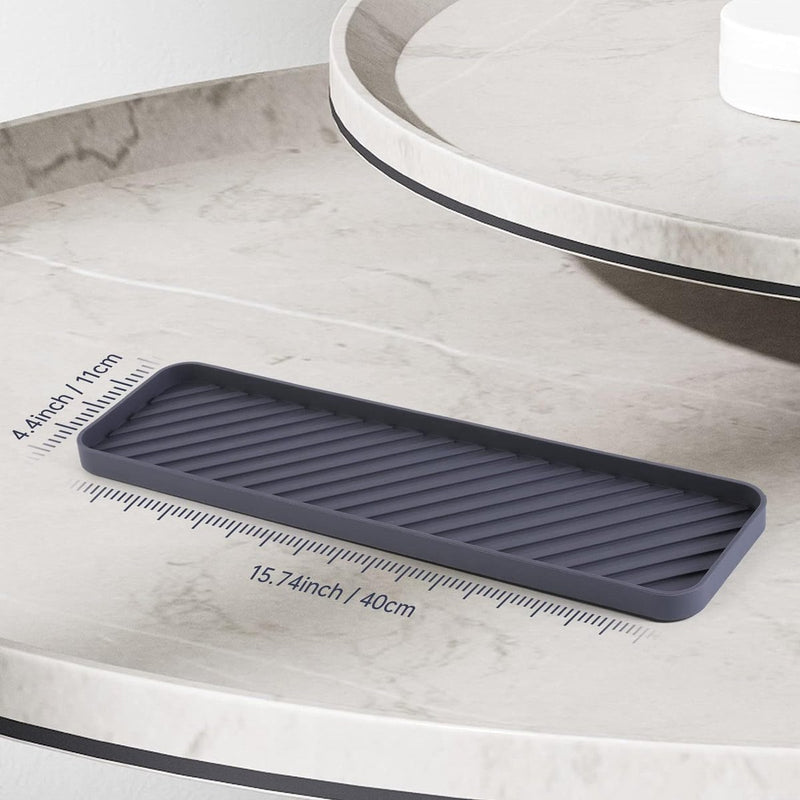 Siliconen bakje, 40 cm spoelbakorganizer, cosmeticabakje, keuken, badkamerorganizer, droogmat, siliconen spoelbakorganizer, siliconen sponshouder