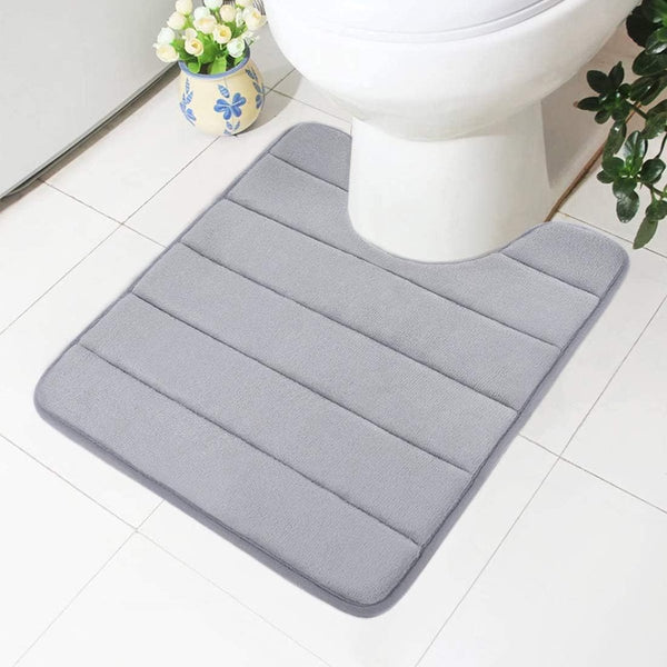 traagschuim antislip standaard badmatten zacht, waterabsorberend toilet badkamer tapijt wasbaar badmat, 50x60cm