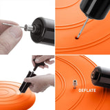 Comfort Balkussen, inclusief pomp; diameter: 33 cm; met noppen; balanskussen geschikt voor fitnesstraining, revalidatie, houdingscorrectie en evenwichtsoefeningen.