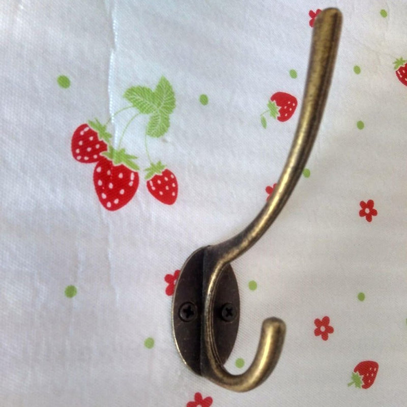 10 stuks kapstokken dubbele wandhaken wandkapstokken metalen kleerhangers met schroeven voor kapstokken badkamer keuken retro