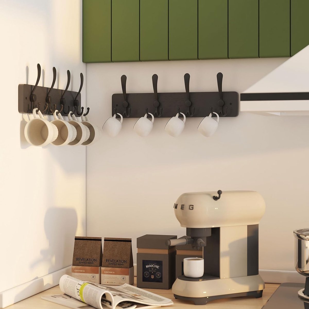 Kledinghaak Wandmontage Drijvende Kapstok Ruimtebesparende Kapstok Met Intrekbare Haken Om Jassen Op Te Hangen Sjaals Portemonnees Kapstok Jashaak (Blue : Gold black, Size : 6 hooks Kledinghaak Wandmontage Drijvende Kapstok Ruimtebesparende Kapstok Met Intrekbare Haken Om Jassen Op Te Hangen Sjaals Portemonnees Kapstok Jashaak (Blue : Gold black, Size : 6 hooks