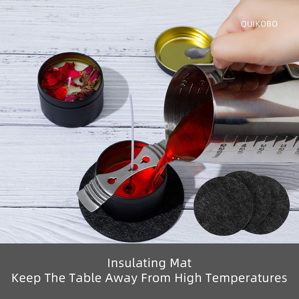 Kaarsenblikjes, 24 stuks, puur zwart, 120 ml, lege kaarsenhouders voor het zelf maken van kaarsen, kaarsenpotten voor het maken van kaarsen of het maken van kaarsen