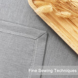 Tafelkleed in linnenlook, onderhoudsarm, afwasbaar, vuilafstotend, in diverse kleuren en maten, lichtgrijs, rechthoekig 130 x 220 cm