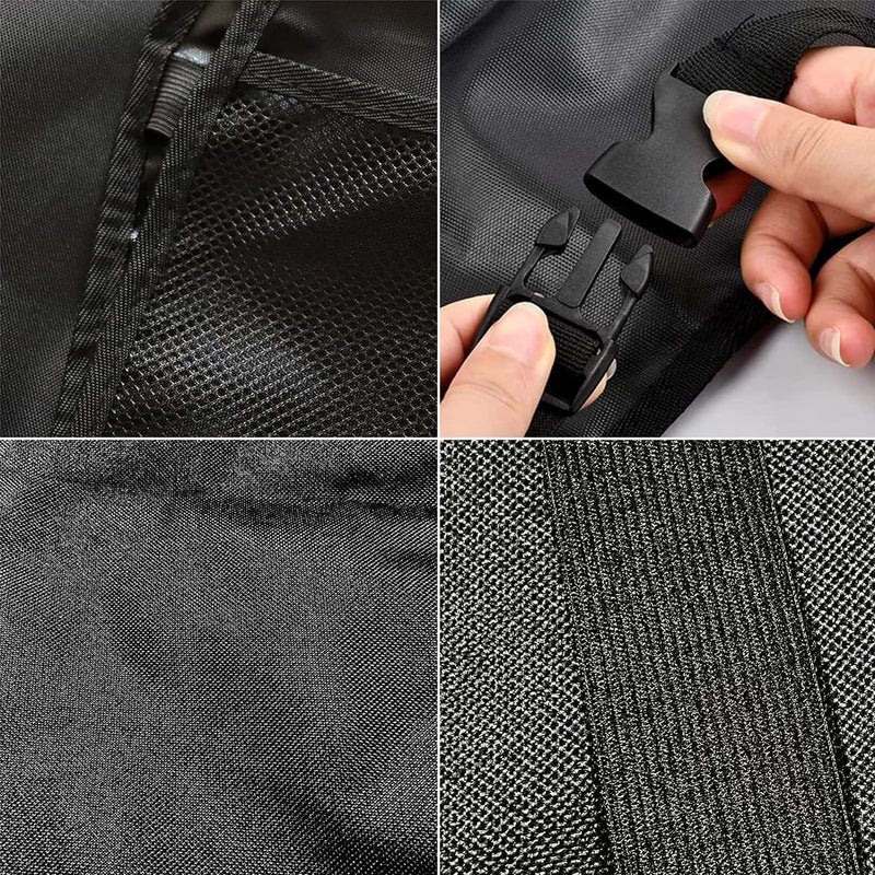 2 stuks autostoel-rugleuningbeschermers, waterdichte achterbankbeschermers voor kinderen, autostoelorganizer voor het bewaren van kinderspullen, kick-matbescherming