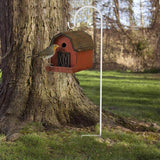 8 stuks herdershaken van metaal, tuinstok, tuinsteker met haken voor zonnelampen, lantaarns, bruiloften, plantenmanden, bloemenbol 90 cm, wit