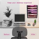 Bestandsmap Wandgemonteerd A4 Mesh Muurophangend Bestandsorganisator Tijdschriftopslag Multifunctioneel Gebruik om Kranten Papieren Map weer te geven (5 lagen)