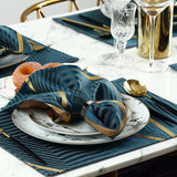 12 stuks servetringen geschikt voor Valentijnsdag, Moederdag, oogstfeest, Kerstmis, jubileumdiner, zwart