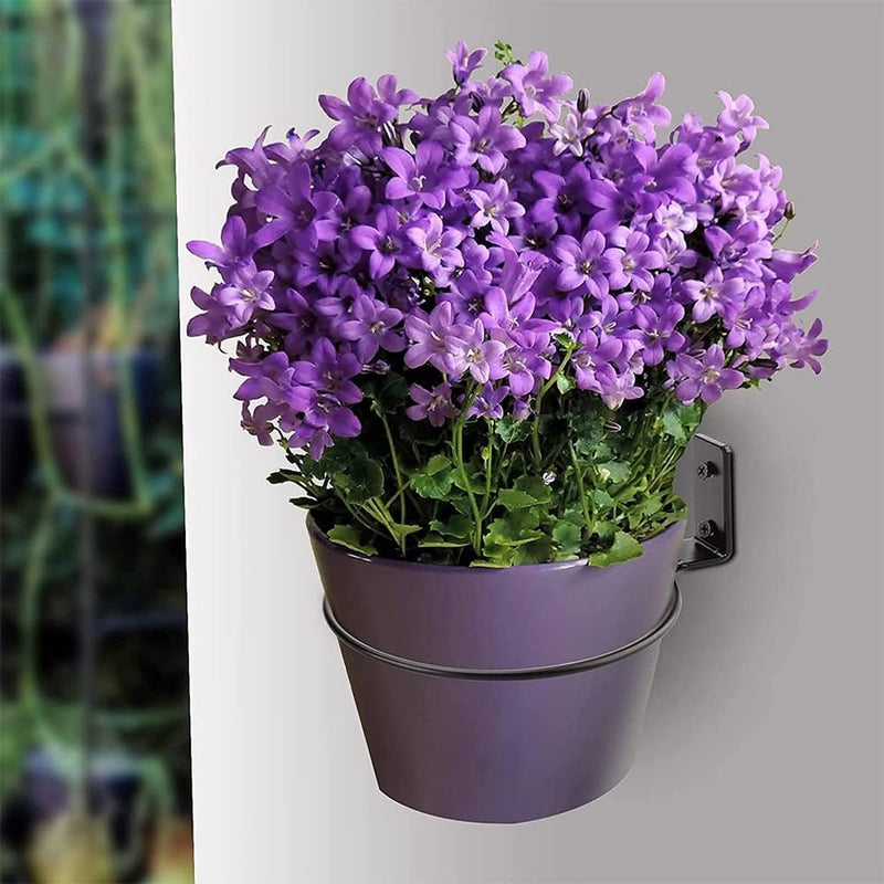 Bloempothouder, opvouwbare bloempothouder, voor buiten, wandmontage, plantenpothouder, wandplanter, rek (13,5 x 11 x 6,5 cm)