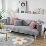 Bankhoes, bankovertrek, 1/2/3/4-zits, L-vorm, hoekbank, universele antislip bankovertrek, solide dikke gestructureerde bankbeschermer voor woonkamer