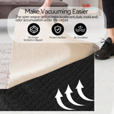 Antislipmat, 150 x 200 cm, tapijt, antisliponderlegger, tapijt, antislip onderlaag, antislip onderlaag, antislip onderlaag, voor plank, lade, auto, tapijt, zwart