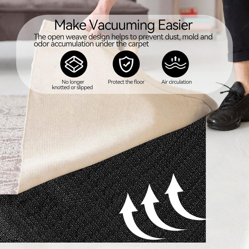 Antislipmat, 150 x 200 cm, tapijt, antisliponderlegger, tapijt, antislip onderlaag, antislip onderlaag, antislip onderlaag, voor plank, lade, auto, tapijt, zwart