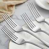 Vorken 24 stuks, 20 cm, roestvrij stalen vorken, tafelvorken, bestekvorken, taartvorken, spiegelgepolijst, dessertvorken, vaatwasmachinebestendig, tafelvorken, geschikt voor thuis, restaurant,