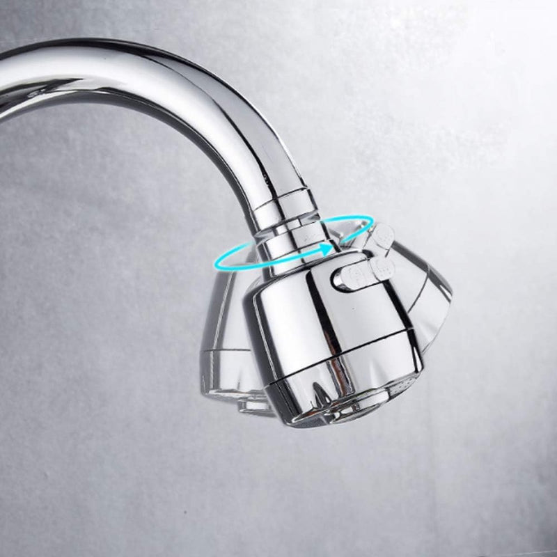 360 ° draaibare wastafel kraan geavanceerde bubbler kraan beluchter waterbesparende kraan filter kraan beluchter filter kraan spray instelling sproeikop voor badkamer keuken (kort)