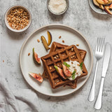 Steakbestekset, 12-delige roestvrijstalen tafelmessen en tafelvorken, steakbestekset voor 6 personen, messen en vorken, set voor huis/restaurant, hoogglans gepolijst en vaatwasmachinebestendig