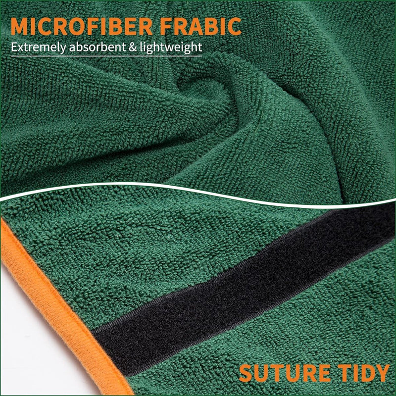 Hondenbadjas, microvezel badhanddoek voor de hond, badjas voor kleine, middelgrote en grote honden (M, L, XL), m