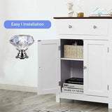 6 stuks meubelknoppen, kristallen ladeknoppen, moderne mode commodeknoppen, kristalheldere deurknop, 30 mm zinklegering kristalglas handgrepen, met schroeven in 3 maten (zilver)