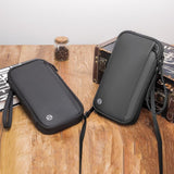 Paspoorttas, draagbare paspoorthoes, reisdocumentenorganizer, met RFID-blokkering, reisorganizer, zwart