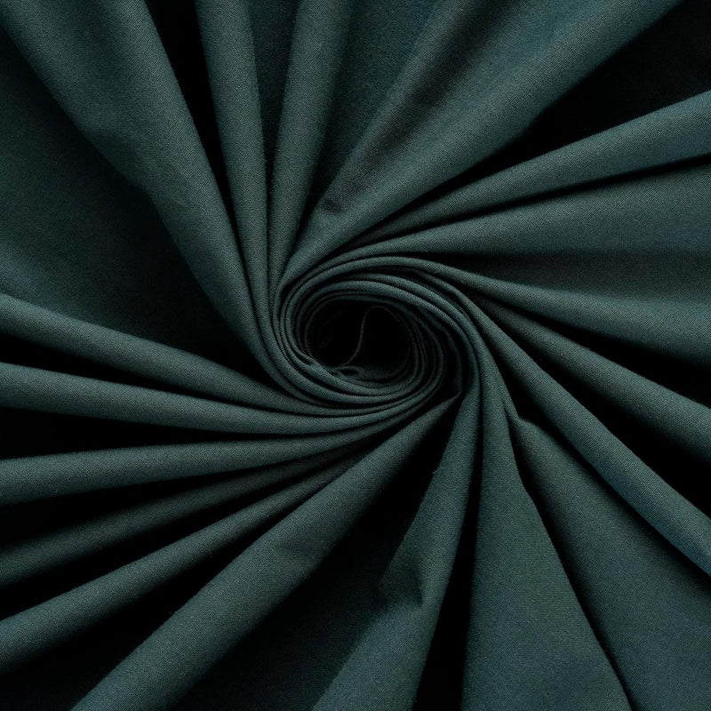 Renforce katoenen hoeslaken, 100% katoen, zacht en ademend, 90 x 200 x 30 cm, jersey bedlaken/donkergroen