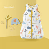 Slaapzak voor baby's, winter, jongens, babydeken, meisjes, slaapzakken, 1,5 tog dik, warme pyjama, kinderen, uniseks, slaapzak, beige, 6-12 maanden