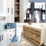 Meubelgrepen, zwart, 128 mm, roestvrijstalen buis, voor kasten, laden, keuken- en badkamermeubels, diameter: 12 mm, 10 stuks