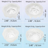 Bloemen kaars siliconen mallen gietvormen kaars mal voor het gieten van zeep mal 4 stuks siliconen mallen