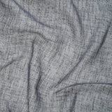 Gordijn halftransparant 140x245cm - gordijn met oogjes bevestiging - gordijn met ogen Dekoschal Linnen optiek - 100% polyester voor woonkamer slaapkamer