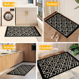 Deurmat voor buiten, tapijtvuilvangmat, deurmat voor entree, voordeur, terras, hal, tuin (3#, 80 x 120 cm)