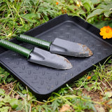 3 stuks schoenenafdruiprek, 35 x 27,5 x 3 cm, rubberen laarzenrek voor de entree, schoenafdruipbak, groot, voor schoenen, huisdieren, binnen en buiten