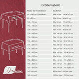 Tafelkleed waterafstotend linnenlook | vlekbescherming, afwasbaar | tuintafelkleed buiten, tafelkleed eettafel | rood - 90 x 90 cm