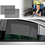 Zonweringsauto baby & kinderen magnetische zonweringsauto met UV-bescherming, reflecterende hittebescherming, 2 stuks - zijruit & achterruit, ideaal voor kinderen, volwassenen en huisdieren