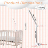 Mobiele houder van hout voor luiertafel, mobiele houder, wit, mobiele houder, draaibaar, wolkendesign voor bed, hangende bedbel, kinderbed, box, doe-het-zelf, decoratief artikel