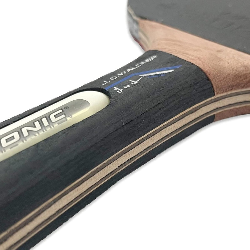 tafeltennisbatje Waldner 3000, ABP-handvat, 2,1 mm spons, koolstofhout, Liga - ITTF-coating