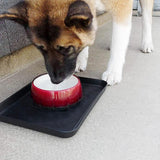 3 stuks schoenenafdruiprek, 35 x 27,5 x 3 cm, rubberen laarzenrek voor de entree, schoenafdruipbak, groot, voor schoenen, huisdieren, binnen en buiten