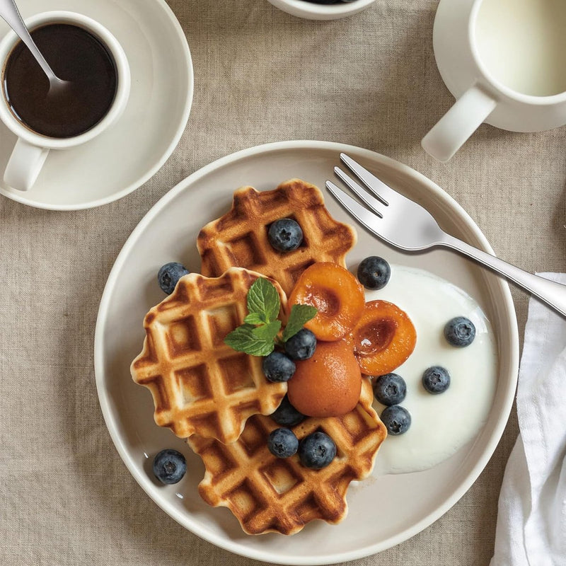 24 stuks 14,5 cm taartvorken, dessertvorken, roestvrij stalen set