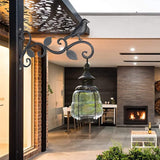 2 stuks bloemenhanghouders, wandophangmandhouders, wandophanging, plantenhouder, ijzeren plantenhanghaken, voor vogelhuisjes, plantenbakken, lantaarns, met 4 schroeven, 4 expansiebuizen