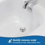 Gootsteen Afvoer Pop Up Spoelbak Badkamer Afvoer Plug Volledig Metalen Flip Afvoer Anti Blokkeren Haar Afvoer Anti Geur Geblokkeerd 36-45mm