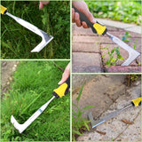 Voegenkrabber onkruidmes voegenreiniger onkruidschraper dubbelzijdig scherp roestvrij stalen mes voor het verwijderen van onkruid en mos