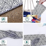 Strandhanddoek XXL microvezel strandhanddoek, microvezel badhanddoek, set van 2, strandhanddoeken, 180 x 90 cm, sneldrogend, dunne strandhanddoeken, grote lichte badhanddoek, strand, kleurrijk