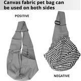 Hondendraagtas voor huisdieren, verstelbare schoudertas, transporttas voor huisdieren, ademende transporttas voor katten en honden, geschikt voor wandelen en buitenactiviteiten en excursies