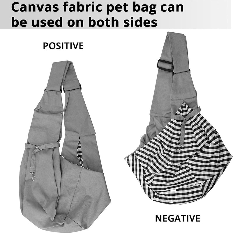 Hondendraagtas voor huisdieren, verstelbare schoudertas, transporttas voor huisdieren, ademende transporttas voor katten en honden, geschikt voor wandelen en buitenactiviteiten en excursies