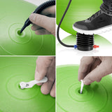 Gymnastiekbal, zitbal, trainingsbal met gratis e-book incl. luchtpomp, bal voor fitness, yoga, gymnastiek, core training, voor sterke rug als bureaustoel